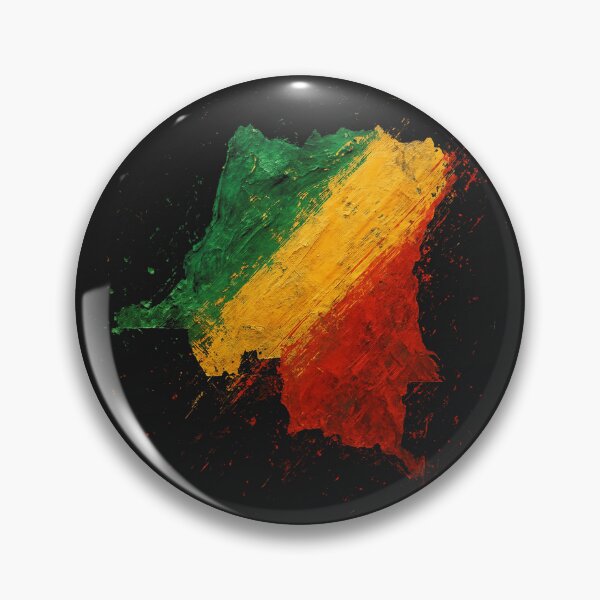Item preview, Painted Congo flag designed and sold by ilakz.