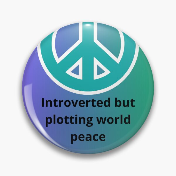 Item preview, PeacefulMind,Powerful Vision introvert,  designed and sold by MarylinMonroeMi.