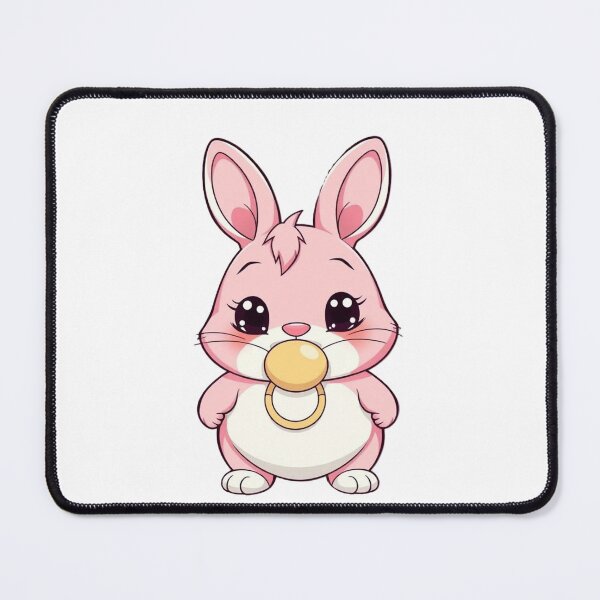 Item preview, Easter Bunny Baby Rabbit with Pacifier designed and sold by FoxyS.