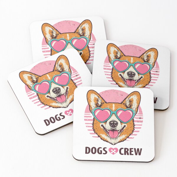 Item preview, Dogs Crew – Cool Cartoon Dog Squad Design for Pet Lovers designed and sold by Colorful-Garden.