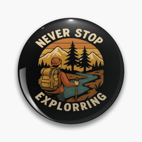 Item preview, Never Stop Exploring | Vintage Travel Adventure T-Shirt designed and sold by Luminers.