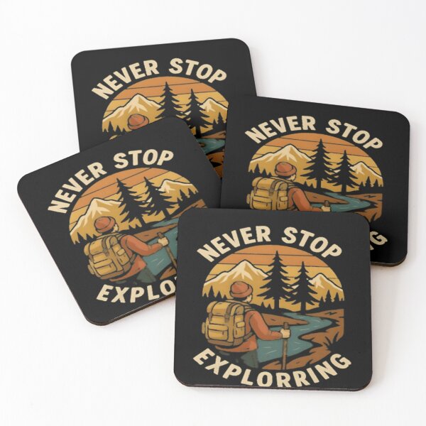 Item preview, Never Stop Exploring | Vintage Travel Adventure T-Shirt designed and sold by Luminers.