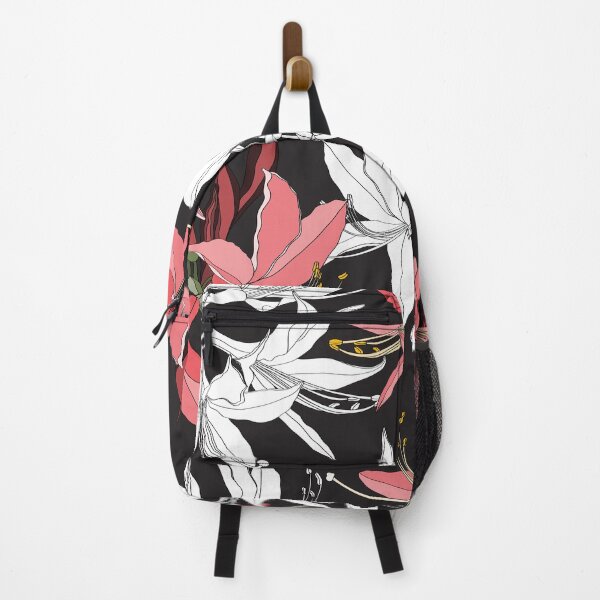 Item preview, Seamless pattern with hand drawn simple colored rhododendron flowers. designed and sold by MatyKotiv.