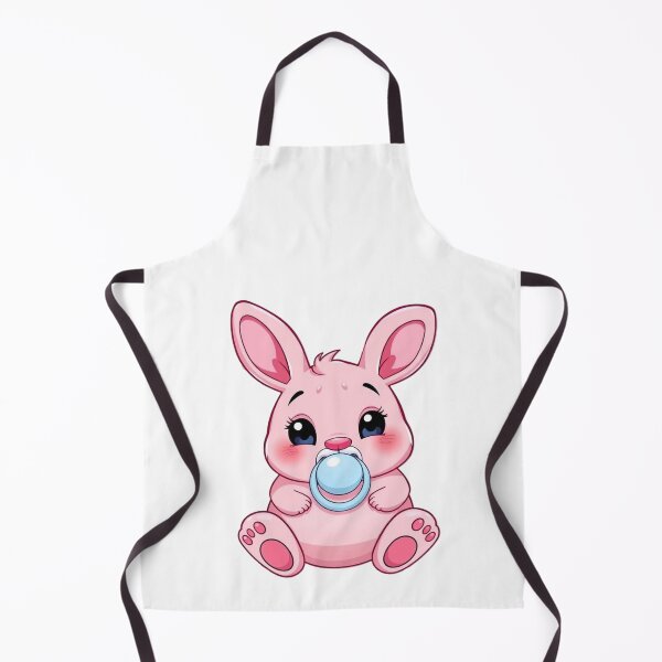 Item preview, Pink Easter Bunny Baby Rabbit with Pacifier designed and sold by FoxyS.