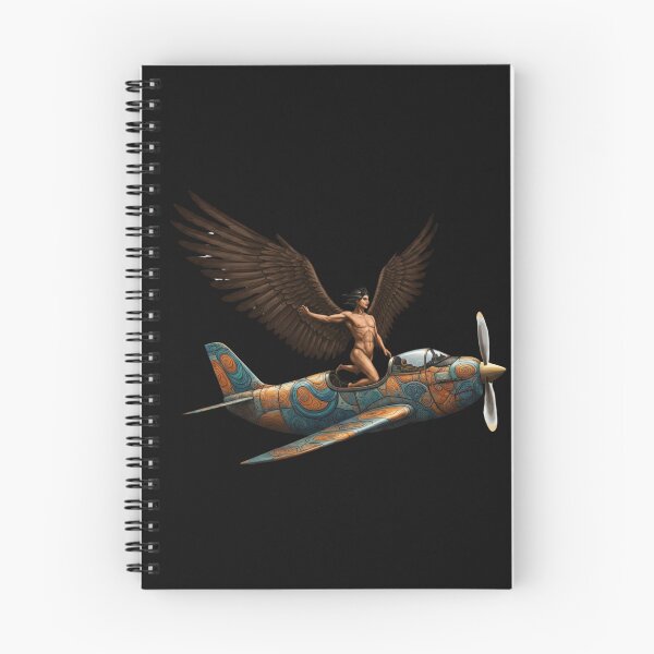Item preview, Traveller Traveler Ikarus in a Modernist Airplane Flight designed and sold by SurrealArtSzysz.