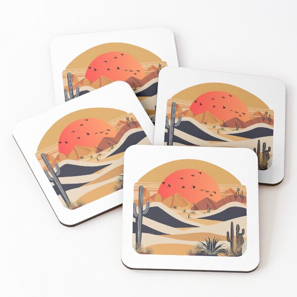 Item preview, Minimalist Desert Sunset designed and sold by SketchNStyle.