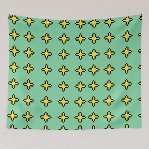 Item preview, Pixel Star Pattern – 8-Bit Yellow Sparkles Y2K GamercoreGlitch Retro Gaming Arcade Design designed and sold by Bored Duck.