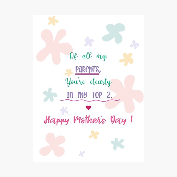 Item preview, You’re in My Top 2 Parents ? designed and sold by Mjs-Things.