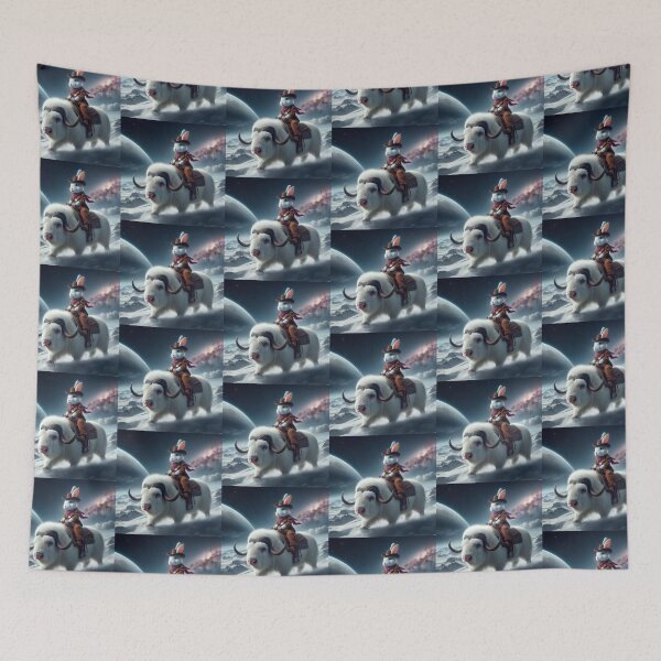 Item preview, Musk ox and cowboy rabbit  designed and sold by Dogandesighn.