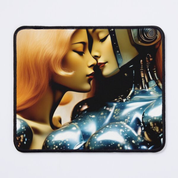 Item preview, Robot Love Midcentury Imitation Japanese Erotic Astro Punk | #224 designed and sold by NickWhittleArt.