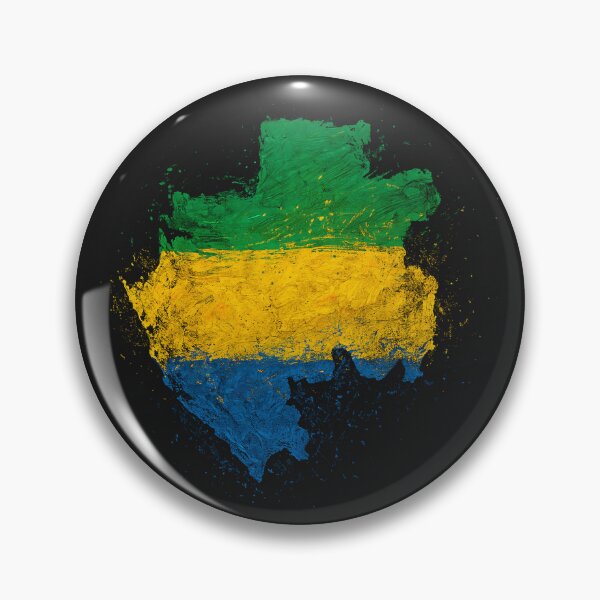 Item preview, Painted Gabon flag designed and sold by ilakz.
