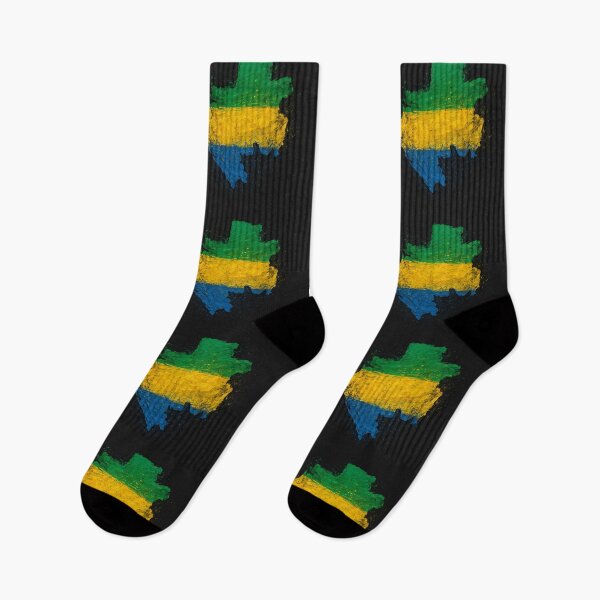 Item preview, Painted Gabon flag designed and sold by ilakz.
