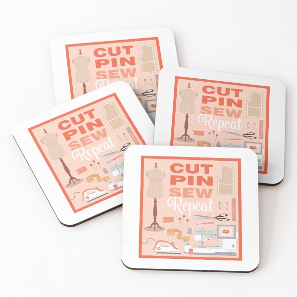 Item preview, Cut pin sew repeat - ORANGE designed and sold by StellarFX.