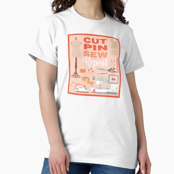 Item preview, Cut pin sew repeat - ORANGE designed and sold by JazzyFX.