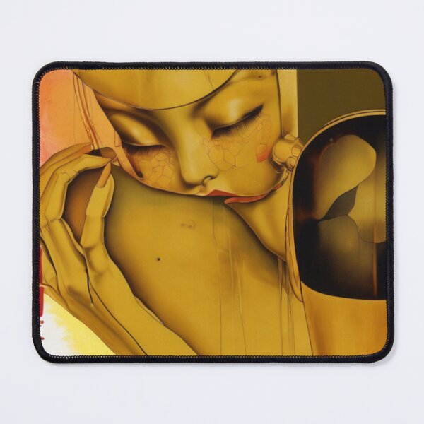 Item preview, Robot Love 1970s Imitation Japanese Erotic Surrealism | #225 designed and sold by NickWhittleArt.