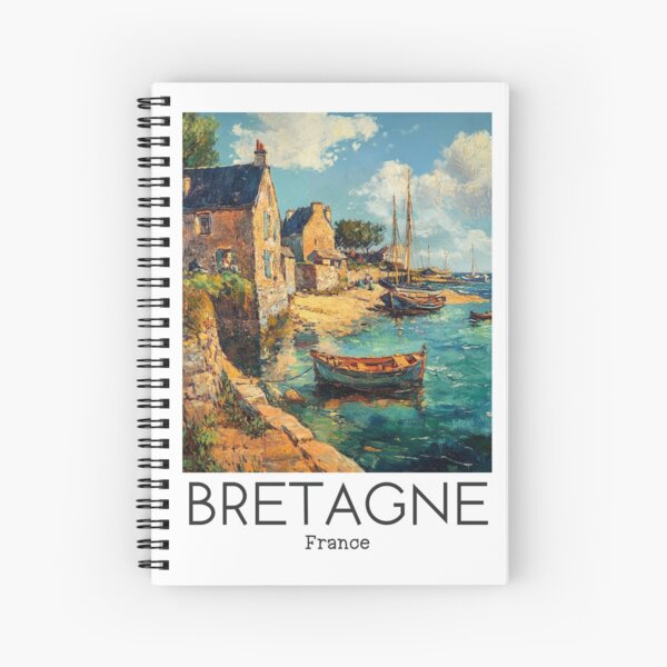 Aperçu de l'œuvre Une illustration vintage de Bretagne - France  créée et vendue par GoodOldVintage.