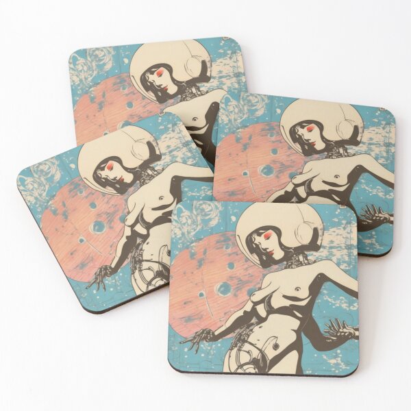 Item preview, Robot Love Midcentury Imitation Japanese Erotic Art | #226 designed and sold by NickWhittleArt.