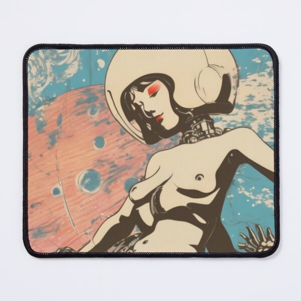 Item preview, Robot Love Midcentury Imitation Japanese Erotic Art | #226 designed and sold by NickWhittleArt.
