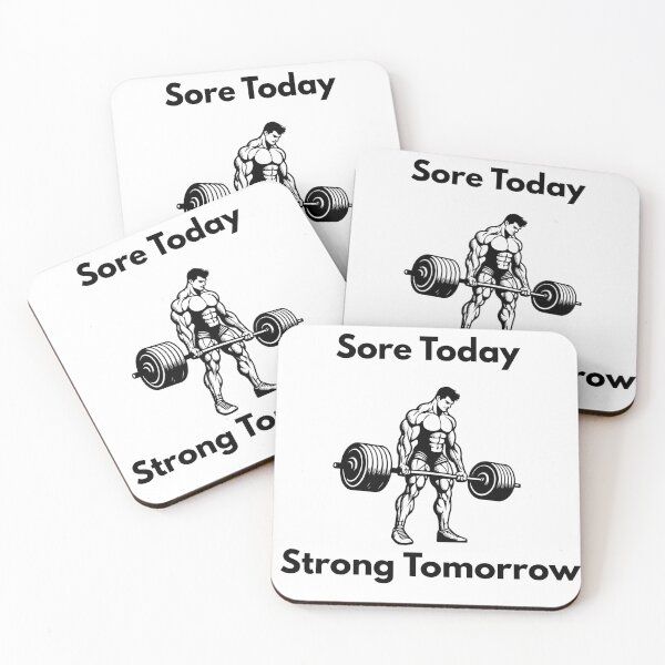 Item preview, Sore Today Strong Tomorrow Motivational Gym T-Shirt designed and sold by Kayshies8120.