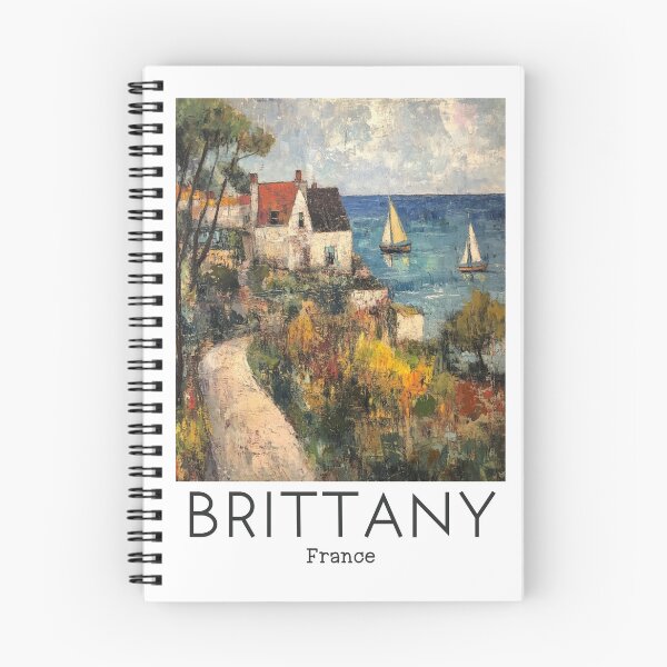 Item preview, A Vintage Illustration of Brittany - France  designed and sold by GoodOldVintage.