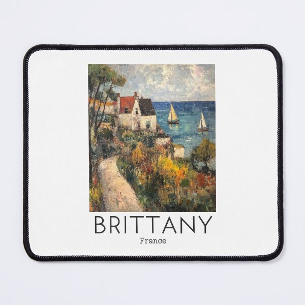 Item preview, A Vintage Illustration of Brittany - France  designed and sold by GoodOldVintage.