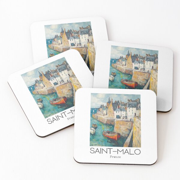 Item preview, A Vintage Illustration of Saint-Malo - France  designed and sold by GoodOldVintage.