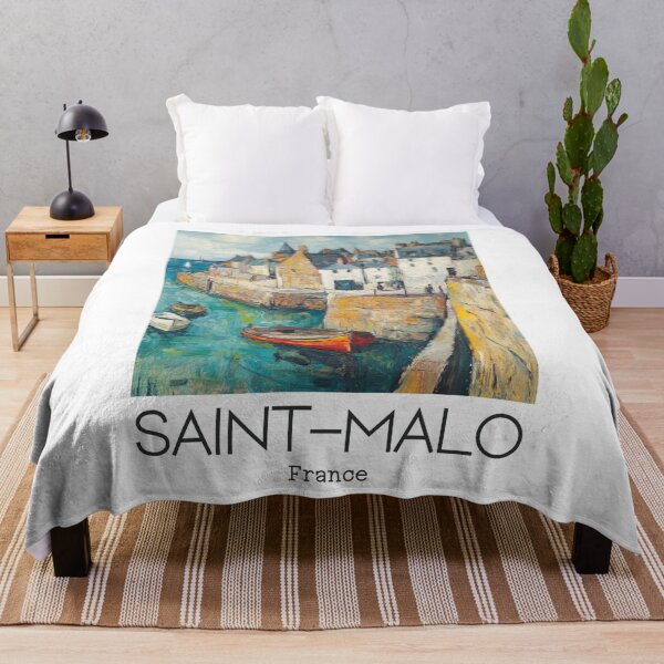 Item preview, A Vintage Illustration of Saint-Malo - France  designed and sold by GoodOldVintage.