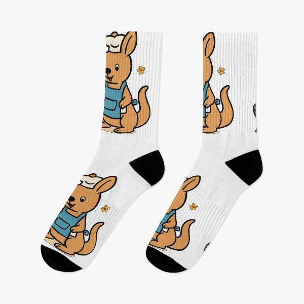 Item preview, Kangaroo Chef – Aussie BBQ Kawaii Style Art designed and sold by Memorph.