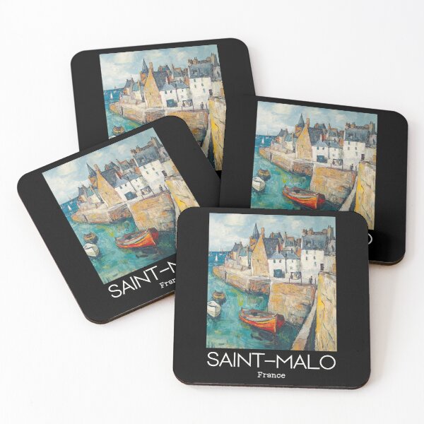 Item preview, A Vintage Illustration of Saint-Malo - France  designed and sold by GoodOldVintage.