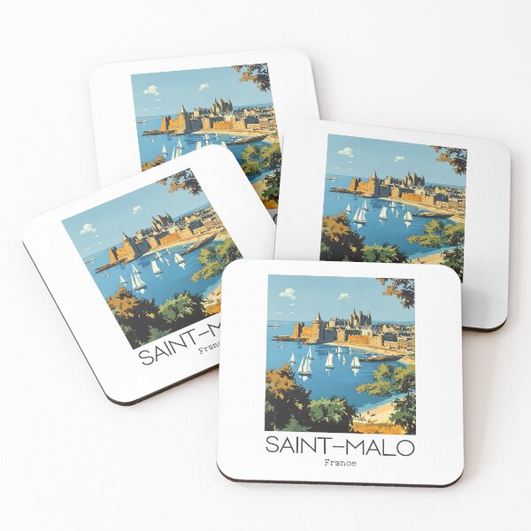 Item preview, A Vintage Illustration of Saint-Malo - France  designed and sold by GoodOldVintage.