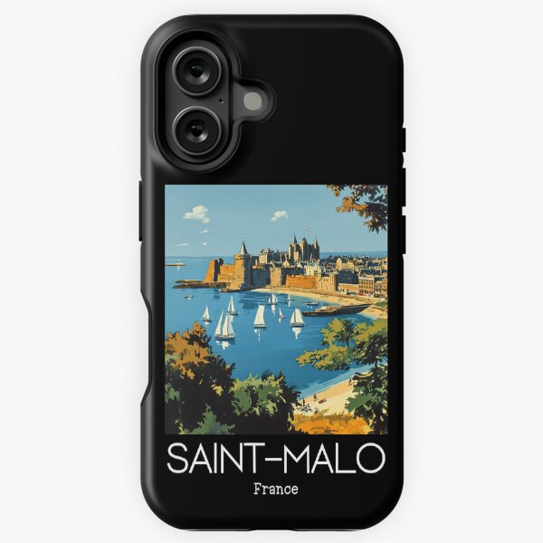 Item preview, A Vintage Illustration of Saint-Malo - France  designed and sold by GoodOldVintage.
