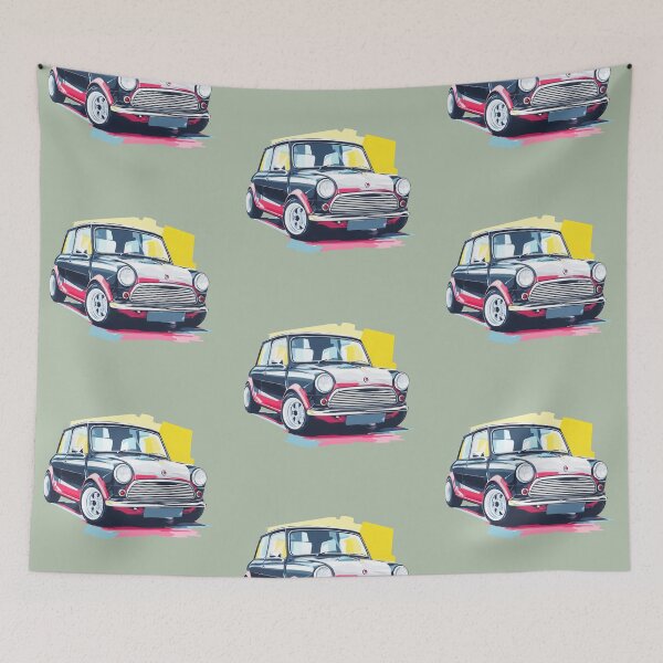 Item preview, Modded Austin Mini Classic designed and sold by MemeHodlr.