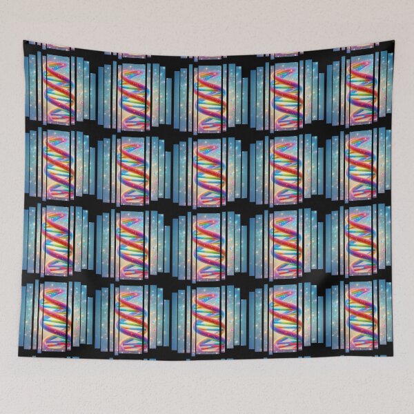 Item preview, Rainbow DNA LGBT Colorful Double Helix designed and sold by Agnes-Creative.