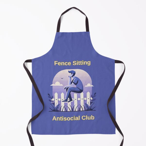 Item preview, Fence Sitting Antisocial Club designed and sold by TrendsLook.