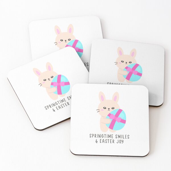 Item preview, Cute Easter Bunny with Ribbon Egg – Springtime Joy Sticker designed and sold by BubiStudio.