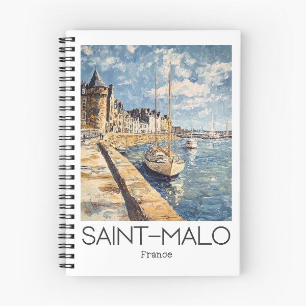 Item preview, A Vintage Illustration of Saint-Malo - France  designed and sold by GoodOldVintage.