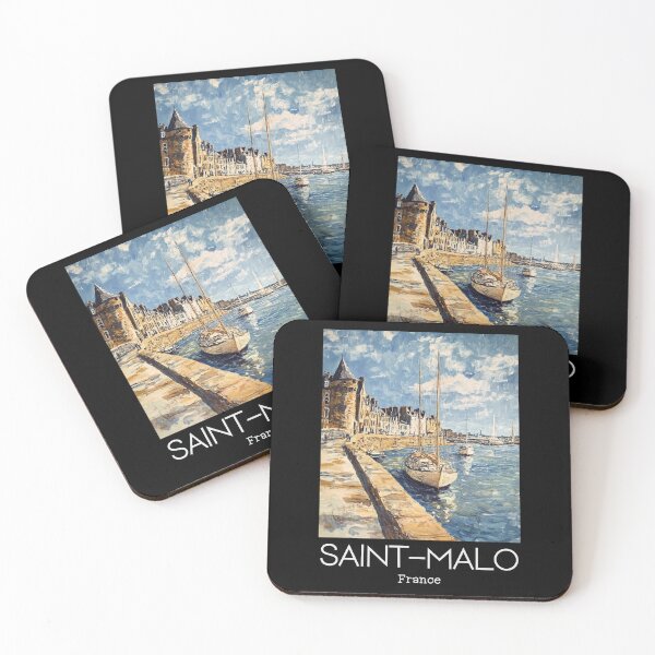 Item preview, A Vintage Illustration of Saint-Malo - France  designed and sold by GoodOldVintage.