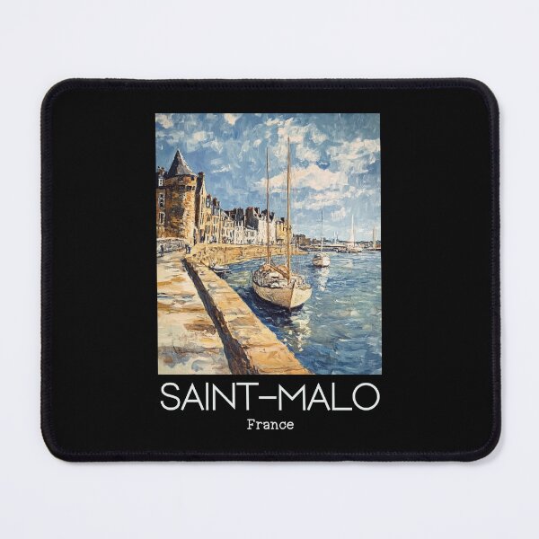 Item preview, A Vintage Illustration of Saint-Malo - France  designed and sold by GoodOldVintage.