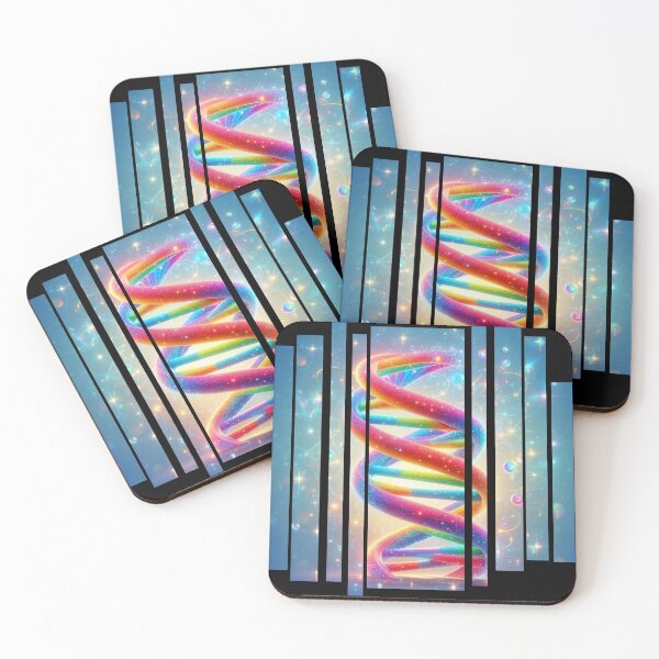Item preview, Rainbow DNA LGBT Colorful Double Helix designed and sold by Agnes-Creative.