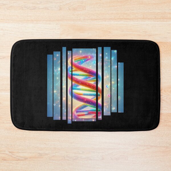 Item preview, Rainbow DNA LGBT Colorful Double Helix designed and sold by Agnes-Creative.