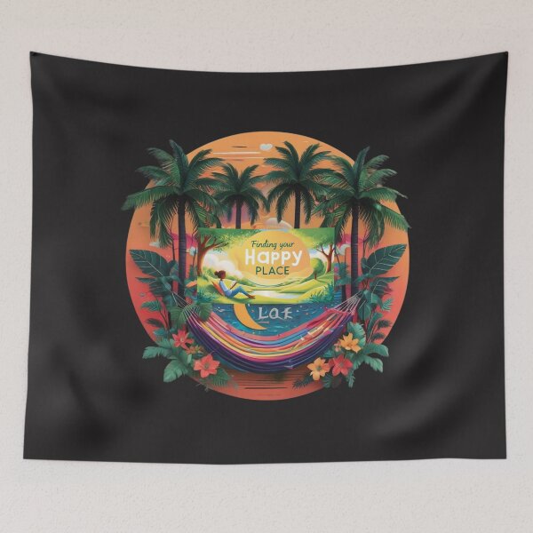 Item preview, FIND YOUR HAPPY PLACE – Stylish & Comfortable T-Shirt for Dreamers designed and sold by Mikel-empire.