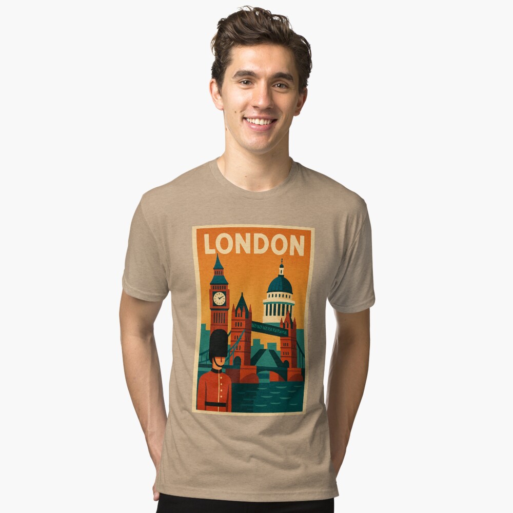 Item preview, Tri-blend T-Shirt designed and sold by nochnichda.