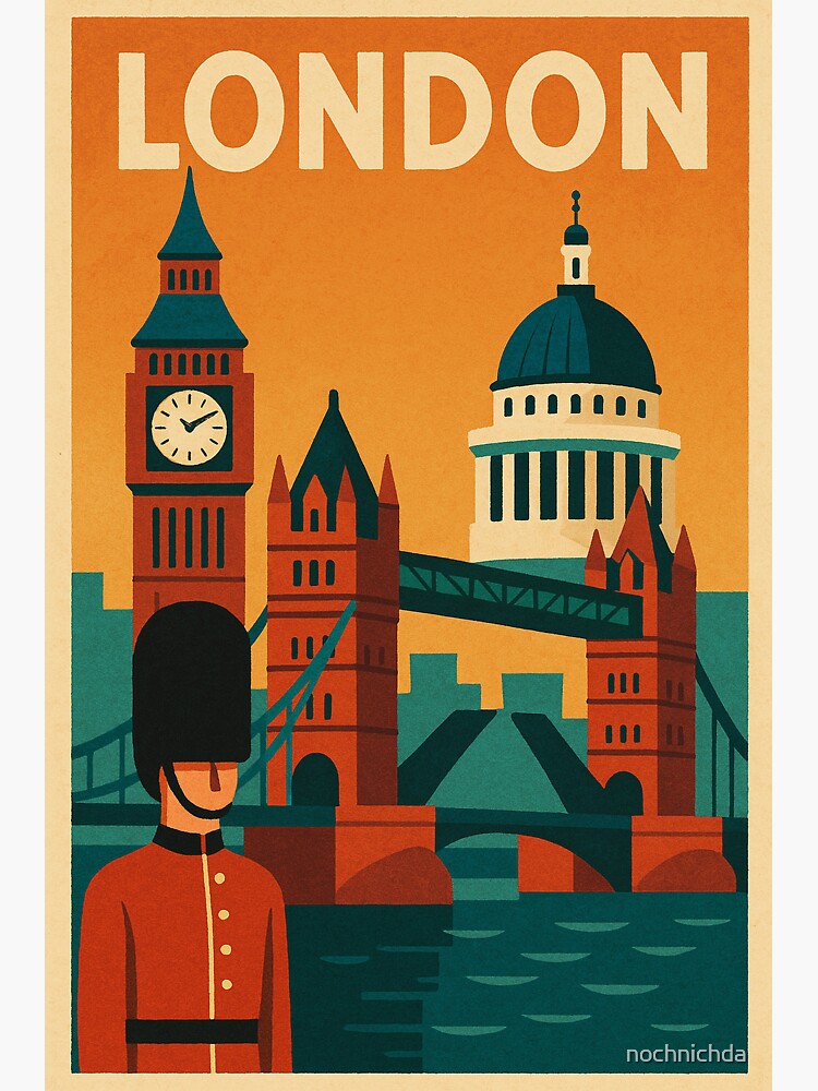 Thumbnail 3 of 3, Sticker, London designed and sold by nochnichda.