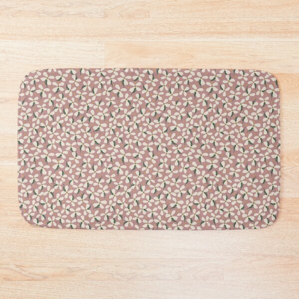 Item preview, Wild radish cream on mauve pink background designed and sold by cezidesign.