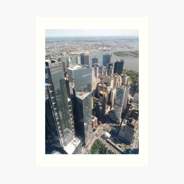 Manhattan, New York, NYC, #Manhattan, #NewYork, #UNC, skyscrapers, #skyscrapers Art Print