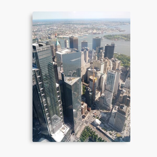 Manhattan, New York, NYC, #Manhattan, #NewYork, #UNC, skyscrapers, #skyscrapers Metal Print