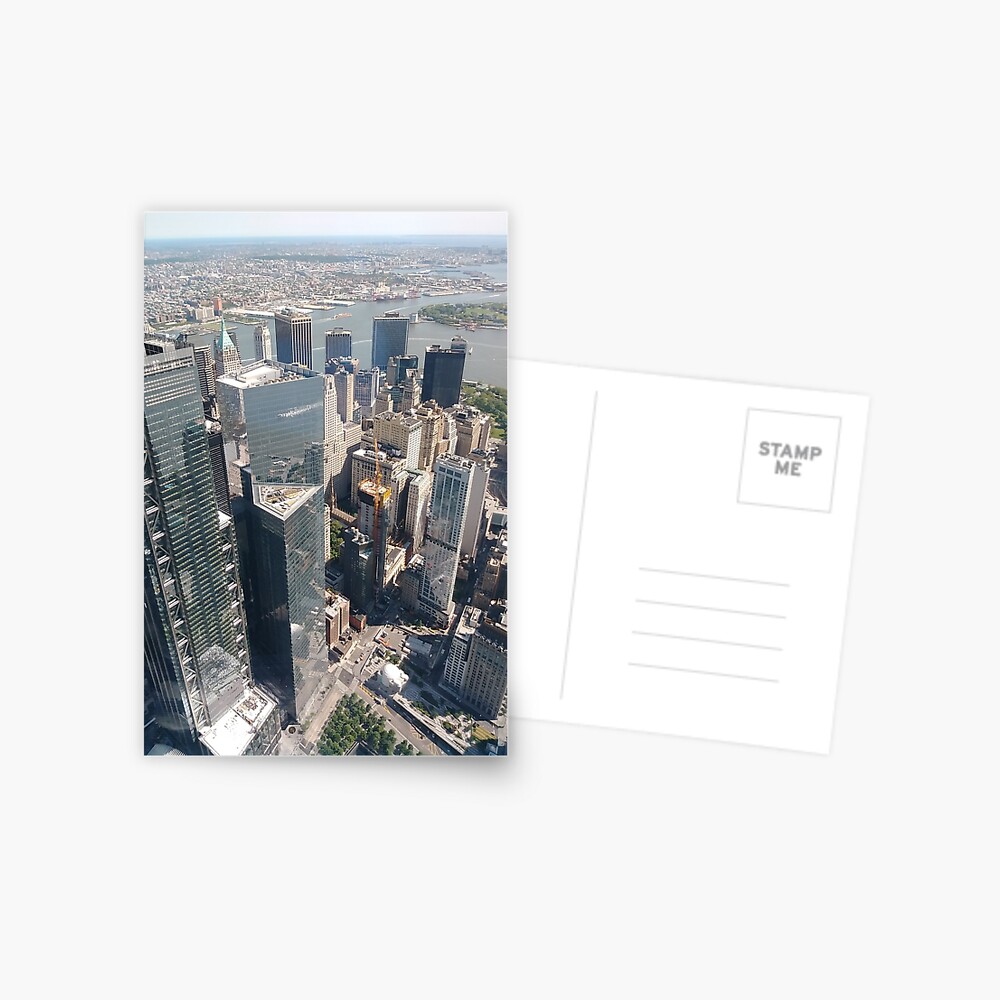 Manhattan, New York, NYC, #Manhattan, #NewYork, #UNC, skyscrapers, #skyscrapers Postcard