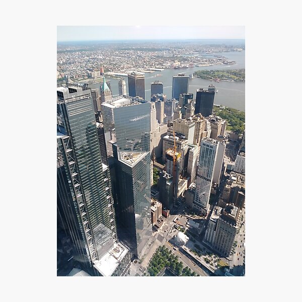 Manhattan, New York, NYC, #Manhattan, #NewYork, #UNC, skyscrapers, #skyscrapers Photographic Print