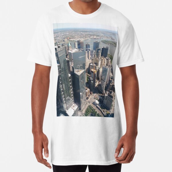 Manhattan, New York, NYC, #Manhattan, #NewYork, #UNC, skyscrapers, #skyscrapers Long T-Shirt