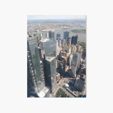 Manhattan, New York, NYC, #Manhattan, #NewYork, #UNC, skyscrapers, #skyscrapers Art Board Print